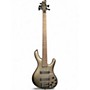 Used Ibanez ERGODYNE Silver Electric Bass Guitar Silver