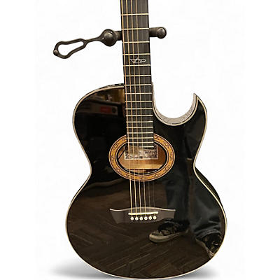 Used Ibanez EUPHORIA STEVE VAI SIGNATURE Black Acoustic Electric Guitar