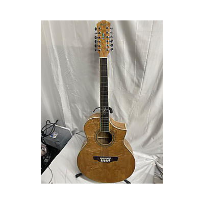 Ibanez Used Ibanez EW2012ASE Natural 12 String Acoustic Electric Guitar