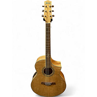 Used Ibanez EW20ASE Natural Acoustic Electric Guitar