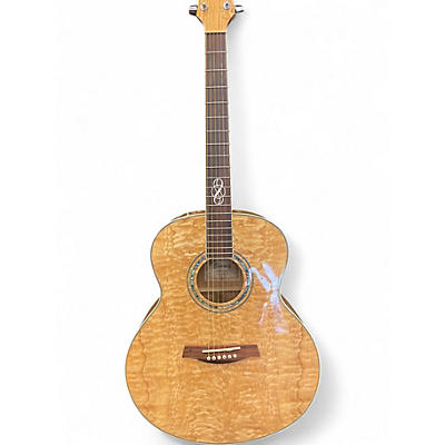 Used Ibanez EW20ASN1201 NATURAL QUILT Acoustic Electric Guitar