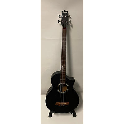 Ibanez Used Ibanez EWB10 Black Acoustic Bass Guitar