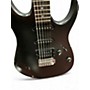 Used Ibanez EX SERIES Black Solid Body Electric Guitar Black