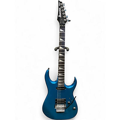 Used Ibanez EX series Lazer Blue Solid Body Electric Guitar