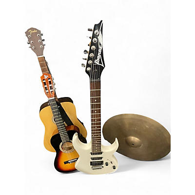 Used Ibanez EX140 White Solid Body Electric Guitar