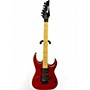 Used Ibanez EX3700 RED FLAME TRANSPARENT Solid Body Electric Guitar RED FLAME TRANSPARENT