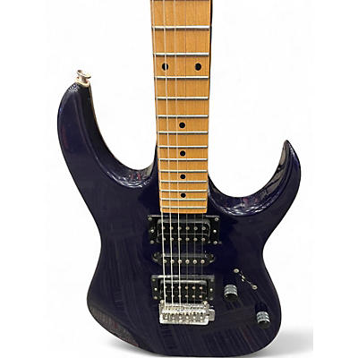Used Ibanez EXSERIES  Purple Solid Body Electric Guitar