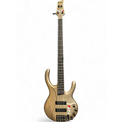 Used Ibanez Ergodyne ECD700 Gold Flake Electric Bass Guitar