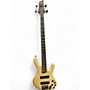Used Ibanez Ergodyne Gold Electric Bass Guitar Gold
