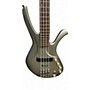 Used Ibanez Ergodyne Silver Electric Bass Guitar Silver