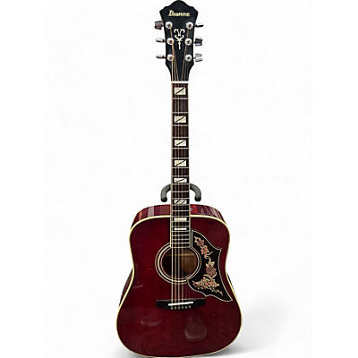 Ibanez Used Ibanez F-300CW Wine Red Acoustic Guitar