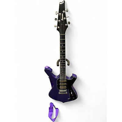 Used Ibanez FIREMAN FRM300 PAUL GILBERT Purple Solid Body Electric Guitar