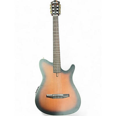 Used Ibanez FRH10N 2 Color Sunburst Classical Acoustic Electric Guitar