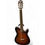 Used Ibanez FRH10N 2 Tone Sunburst Classical Acoustic Electric Guitar 2 Tone Sunburst