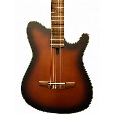 Used Ibanez FRH10N DARK SUNBURST Classical Acoustic Electric Guitar