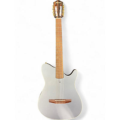 Used Ibanez FRH10N Gunmetal Gray Classical Acoustic Electric Guitar