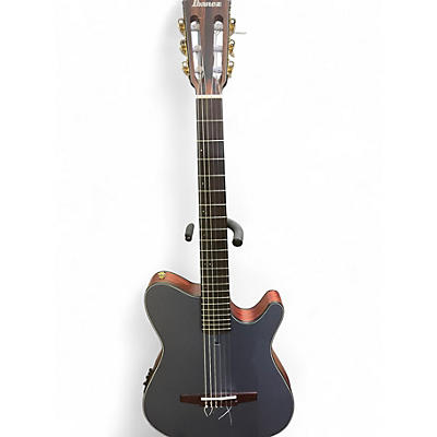 Used Ibanez FRH10N-IBF Gray Classical Acoustic Electric Guitar