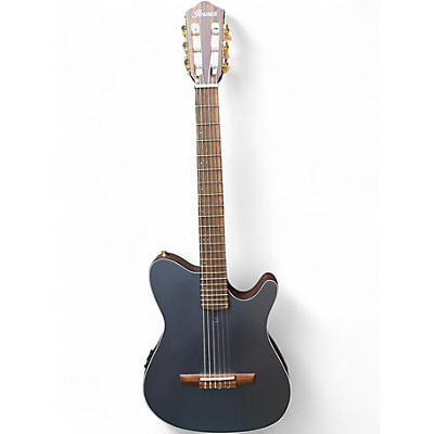 Used Ibanez FRH10N-IBF INDIGO BLUE Classical Acoustic Electric Guitar