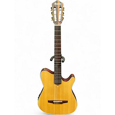 Used Ibanez FRH10N Natural Classical Acoustic Electric Guitar
