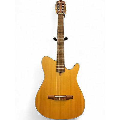 Used Ibanez FRH10N Natural Classical Acoustic Electric Guitar