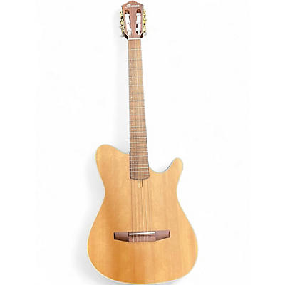 Used Ibanez FRH10N Natural Classical Acoustic Electric Guitar