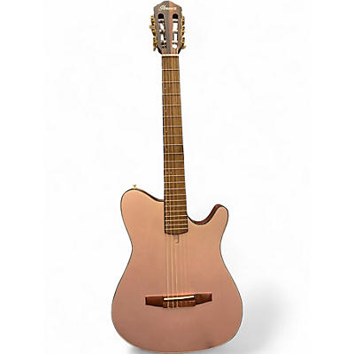 Used Ibanez FRH10N Pink Classical Acoustic Electric Guitar