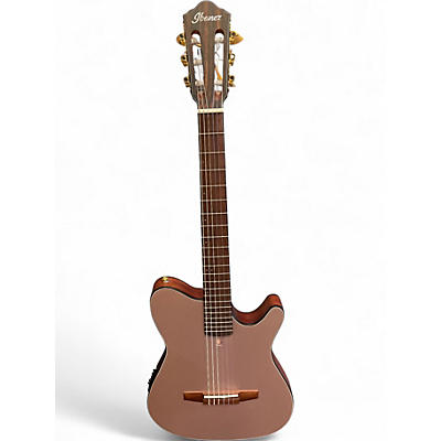 Used Ibanez FRH10N Purple Acoustic Electric Guitar