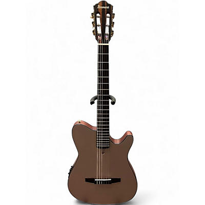 Used Ibanez FRH10N-RGF Rose Gold Classical Acoustic Electric Guitar