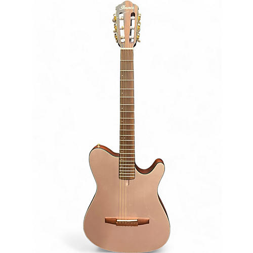 Ibanez Used Ibanez FRH10N ROSE GOLD METALLIC Classical Acoustic Electric Guitar ROSE GOLD METALLIC