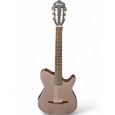 Used Ibanez FRH10N ROSE GOLD METALLIC Classical Acoustic Electric Guitar