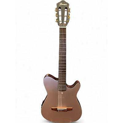 Used Ibanez FRH10N Rose Gold Classical Acoustic Guitar