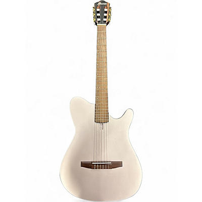 Used Ibanez FRH10N  Rose Gold Metallic Flat Classical Acoustic Electric Guitar