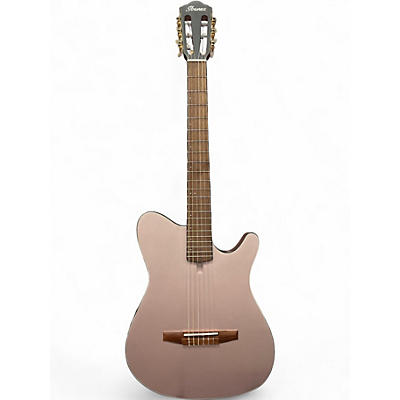 Used Ibanez FRH10N Shell Pink Classical Acoustic Electric Guitar