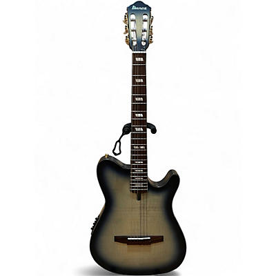 Used Ibanez FRH20FMN COSMIC BLUE SUNBURST Classical Acoustic Electric Guitar