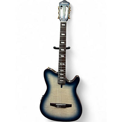 Used Ibanez FRH20FMN flamed maple Acoustic Guitar