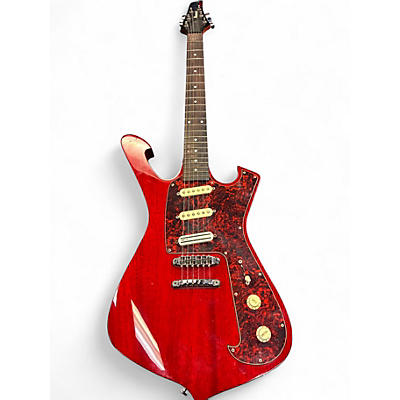 Used Ibanez FRM100 Paul Gilbert Signature Fireman RED Solid Body Electric Guitar