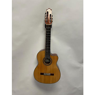 Ibanez Used Ibanez G207CWC Natural Classical Acoustic Electric Guitar