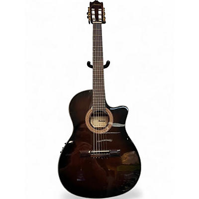 Used Ibanez GA35 Thinline Dark Violin Burst Acoustic Electric Guitar