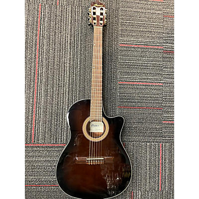 Used Ibanez GA35TCE Black Onyx Classical Acoustic Electric Guitar