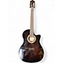 Used Ibanez GA35TCE Dark Violin Burst Classical Acoustic Electric Guitar Dark Violin Burst