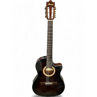 Used Ibanez GA35TCEDVS Mahogany Classical Acoustic Electric Guitar