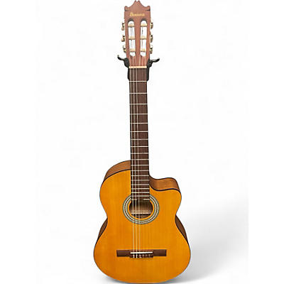 Used Ibanez GA3ECE-OAM Natural Classical Acoustic Electric Guitar