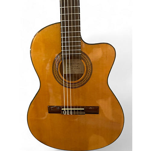 Ibanez Used Ibanez GA5TCE Natural Classical Acoustic Electric Guitar Natural