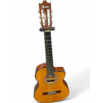 Used Ibanez GA5TCE Natural Classical Acoustic Electric Guitar