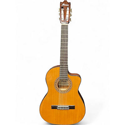 Used Ibanez GA5TCE3Q 3/4 SIZE Amber Classical Acoustic Electric Guitar
