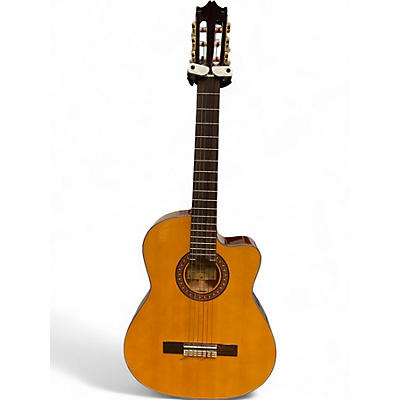 Used Ibanez GA6CE Natural Classical Acoustic Electric Guitar