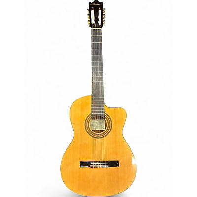 Used Ibanez GA6CE Natural Classical Acoustic Electric Guitar