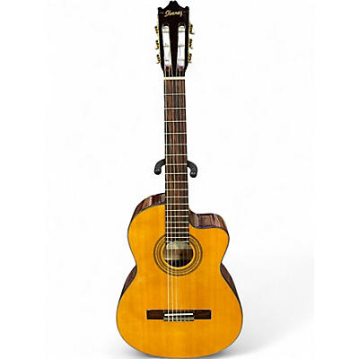 Used Ibanez GA6CE Natural Classical Acoustic Electric Guitar
