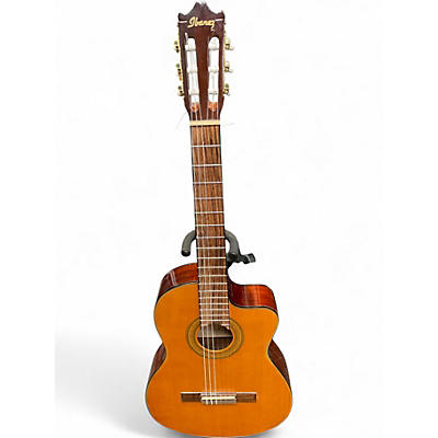 Used Ibanez GA6CE Natural Classical Acoustic Electric Guitar