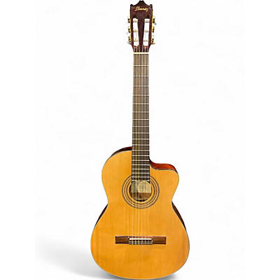 Used Ibanez GA6CE Natural Classical Acoustic Electric Guitar
